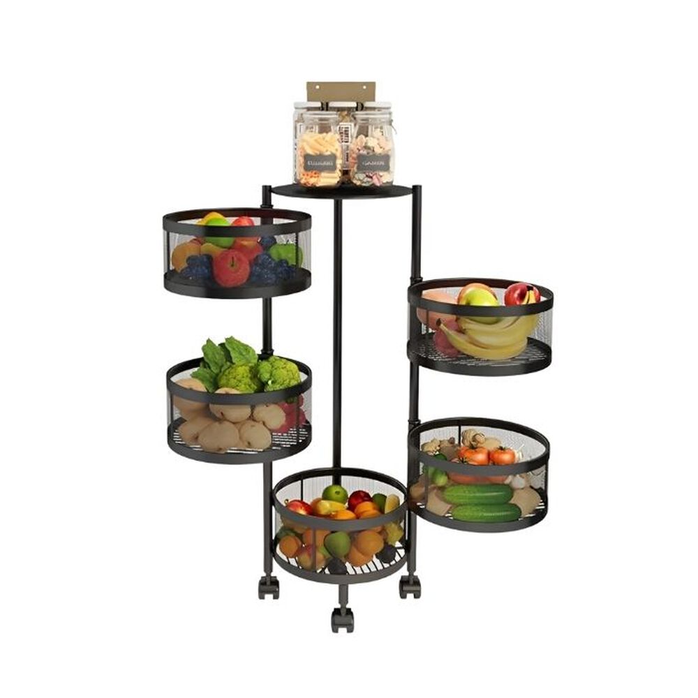 Carrito Organizador Multiusos 5 Niveles 360&ordm; Para Cocina image number 0.0