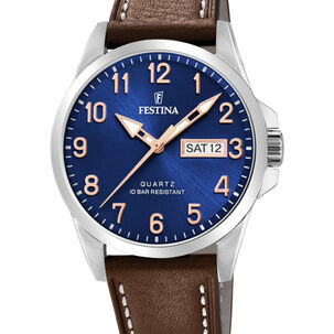 Reloj F20358/b Festina Azul Hombre Acero Clásico Reloj F20358/b Festina Azul Hombre Acero Clásico