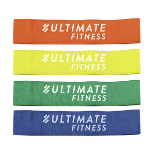Pack 4 Bandas Elásticas De Resistencia Loop Circulares Pro Hip Loop Glute