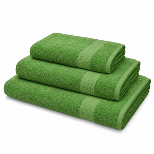Juego Toallas De Ba&ntilde;o Verde Casaideal / 3 Toallas 90X170CM-74X140CM-50X80CM