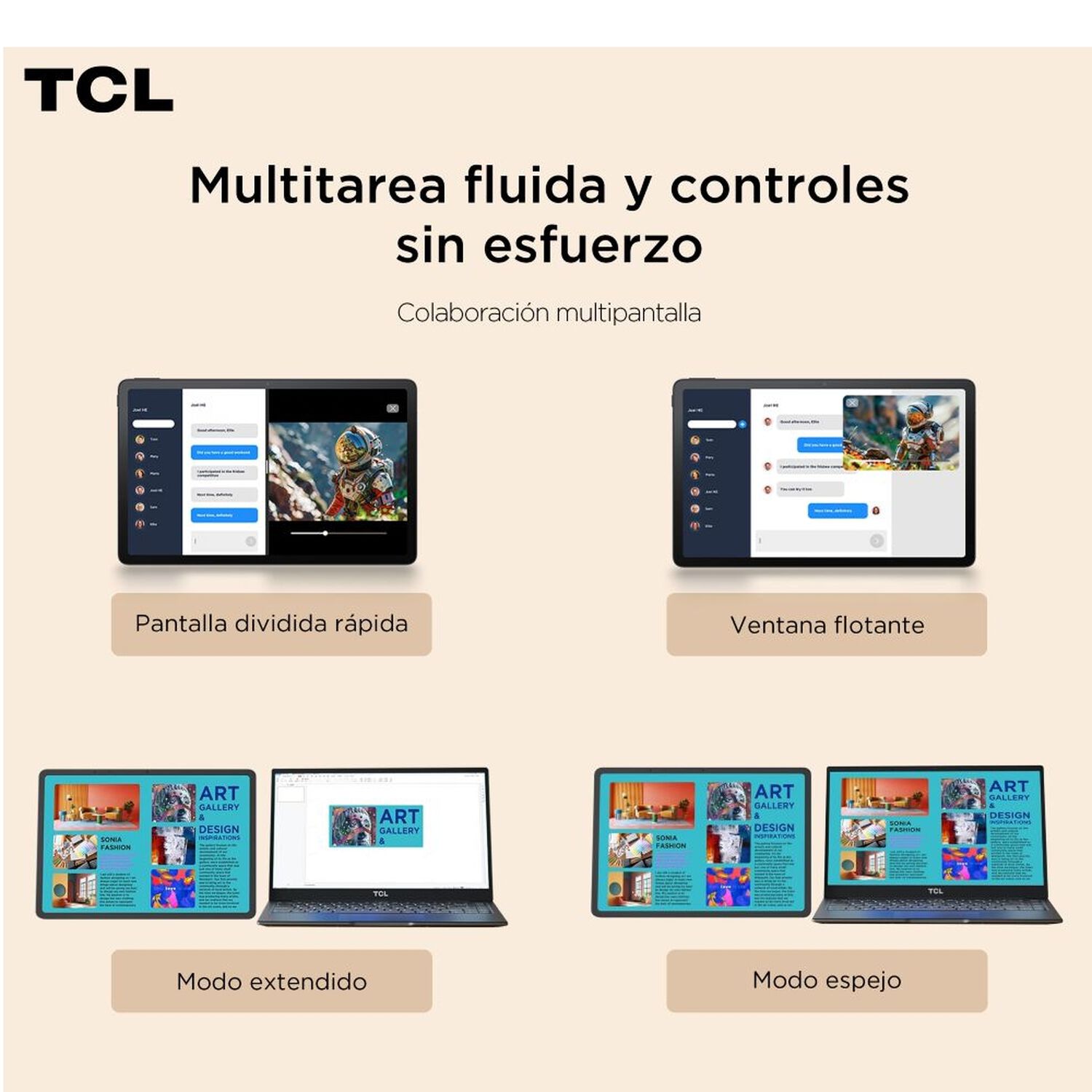 Tablet 11" TCL Tab A1 / 6 GB RAM / 128 GB / Azul Marino + Funda image number 10.0