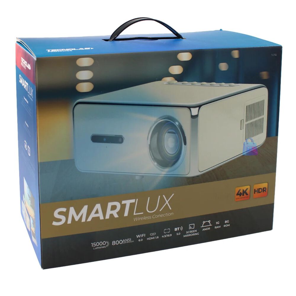 Proyector Smart Android 4k Wifi Bt 15000l 800ansi - Ps image number 4.0