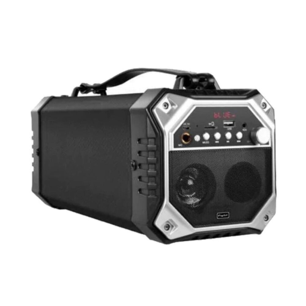 Parlante Bazooka Bluetooth Usb Aux 15w Rms Negro image number 0.0