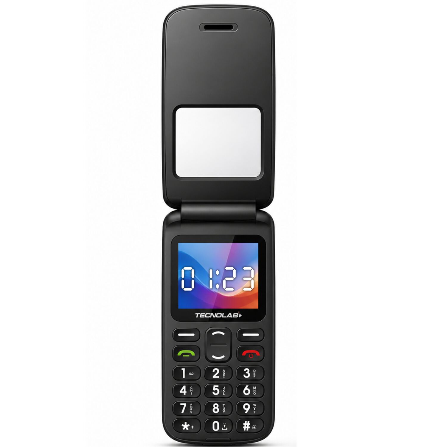 Tel&eacute;fono Senior Adulto Mayor Almeja Red 4g 456r image number 2.0