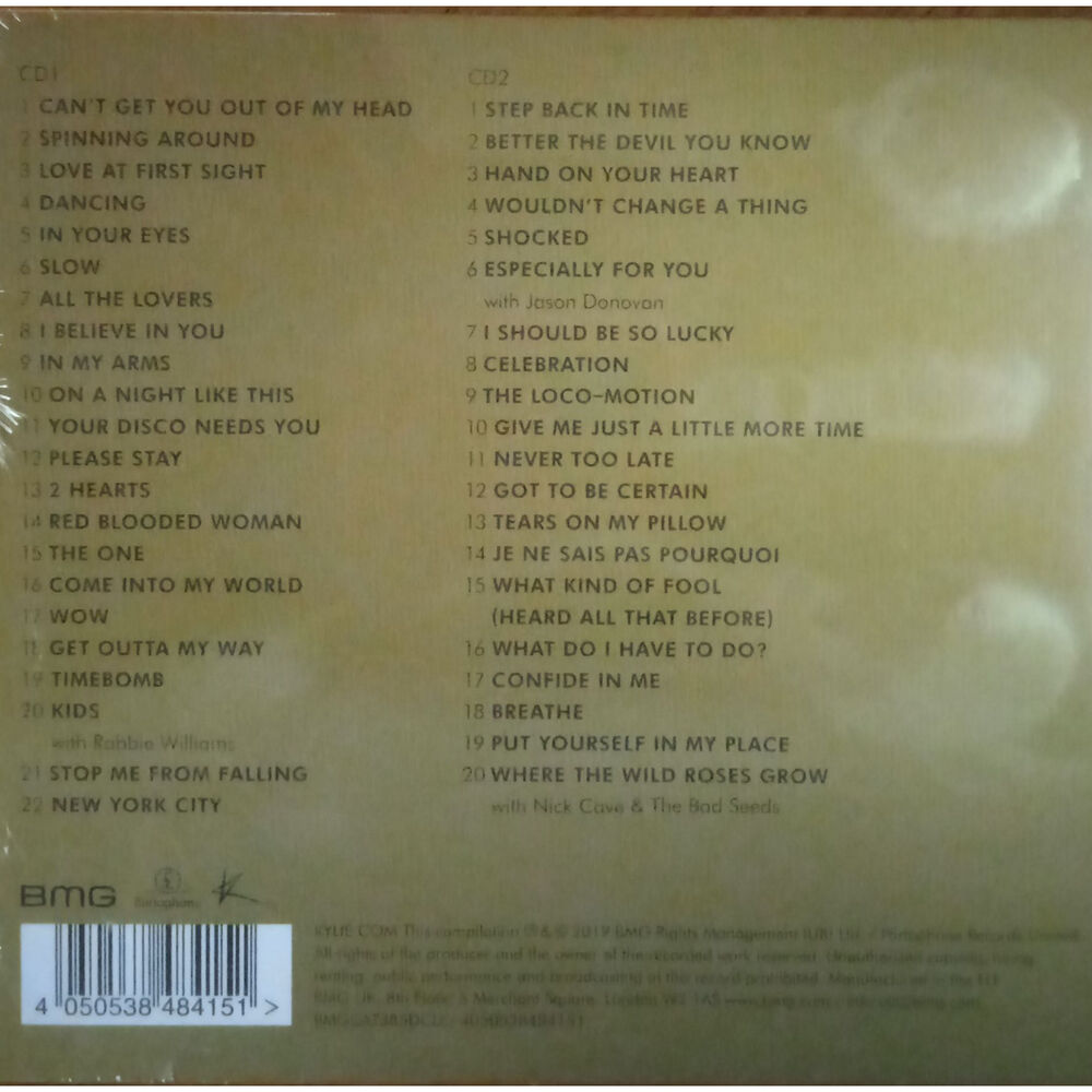 Kylie Minogue - Step Back In Time: The Definitive Collection (2cd) | Cd image number 2.0