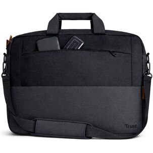 Bolso Notebook Trust Lisboa 16" Max Ultradelgado Black