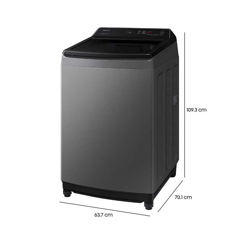 Lavadora Samsung Carga Superior 19 Kg Con Eco Bubble Gris Wa19cg6441bdzs image number 1.0