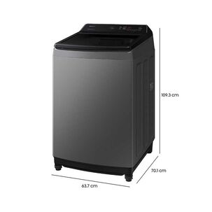 Lavadora Samsung Carga Superior 19 Kg Con Eco Bubble Gris Wa19cg6441bdzs