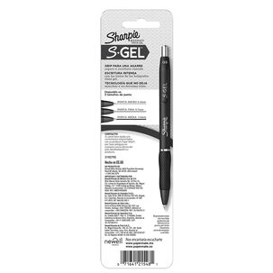 Sharpie Fashion 2 Bolígrafos Gel 0.7mm Punta Fina Tinta Negra - Blanco