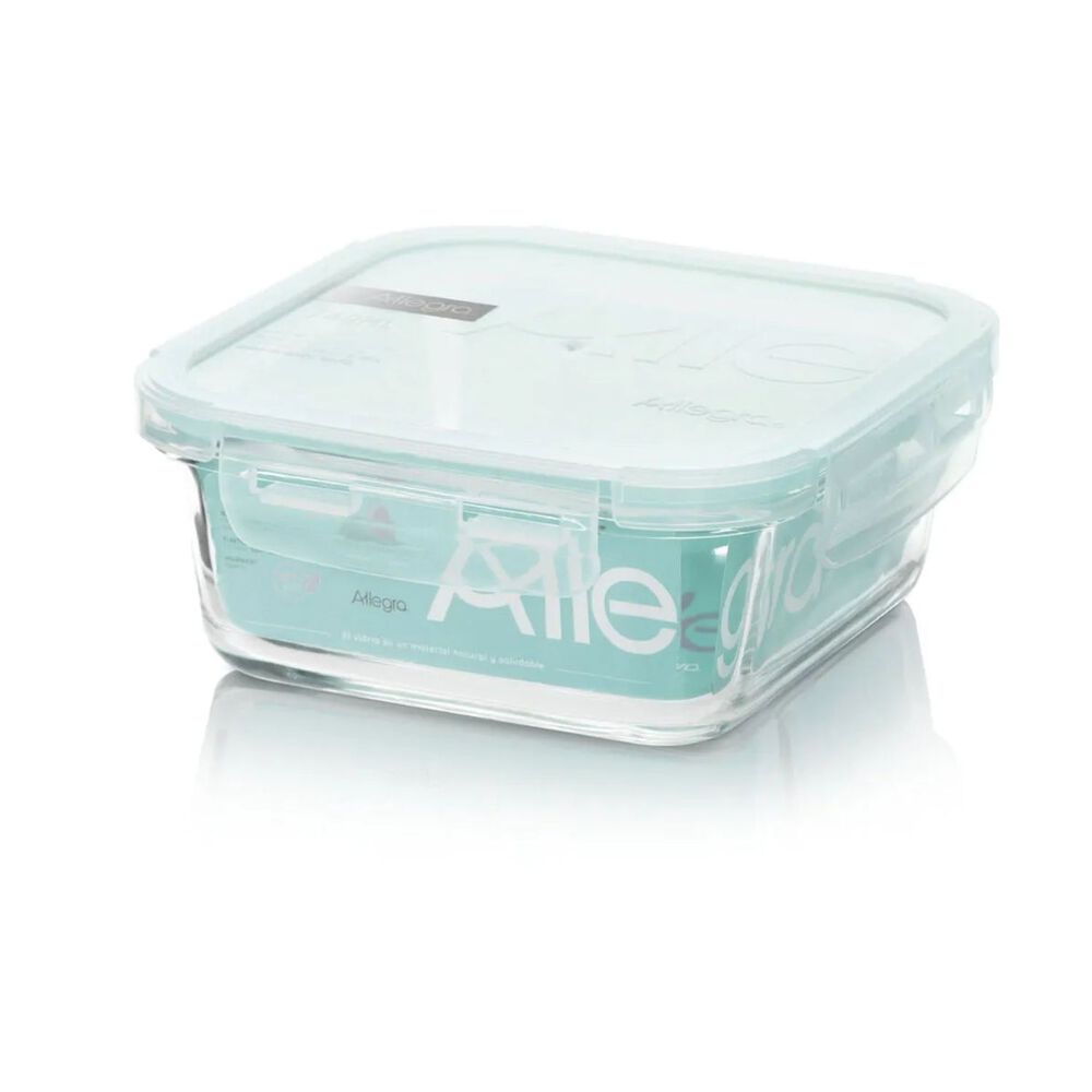 Set 10 Contenedores Tapers Hermeticos Vidrio Allegra image number 4.0