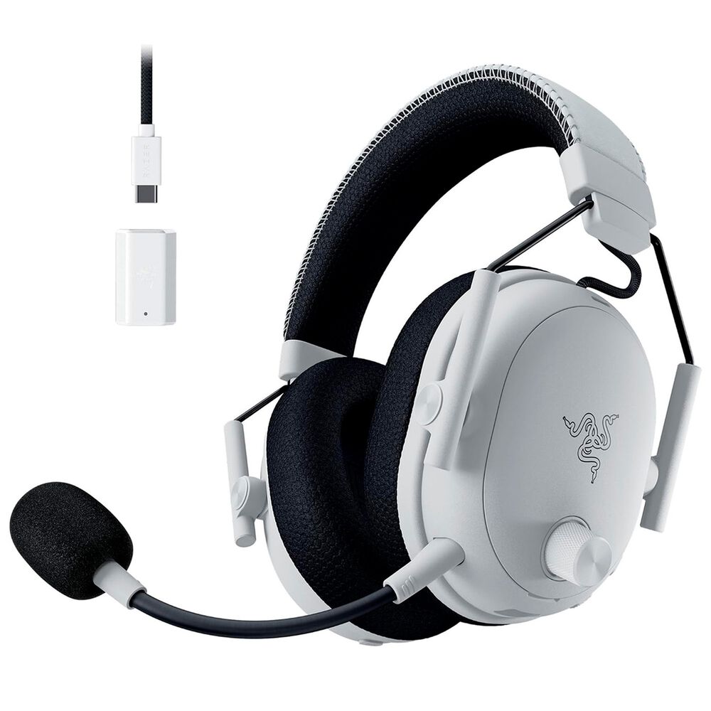 Aud&iacute;fonos Gamer Inal&aacute;mbricos Razer Blackshark V3 Pro Blanco image number 0.0