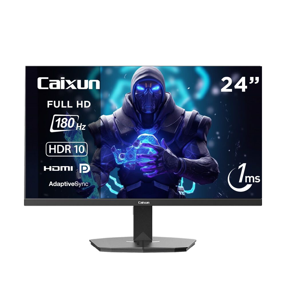 Monitor Gamer Plano Caixun 24" Fhd Va 180hz Srgb110% Hdmi Dp C24f4f image number 0.0