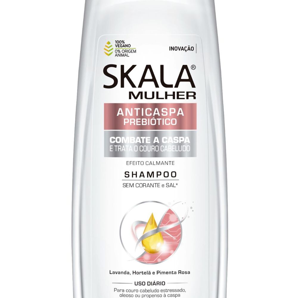 Shampoo Anti Caspa Prebi&oacute;tico Mujer Skala Expert 325 Ml image number 2.0