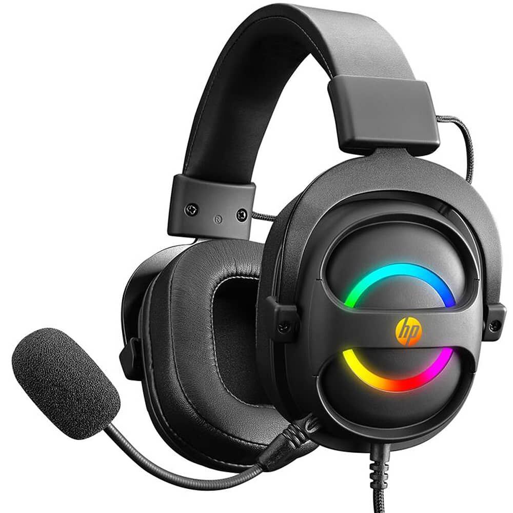 Audifonos Gamer Hp Dhe-8006 Microfono Flexible Puerto Usb Rgb image number 0.0