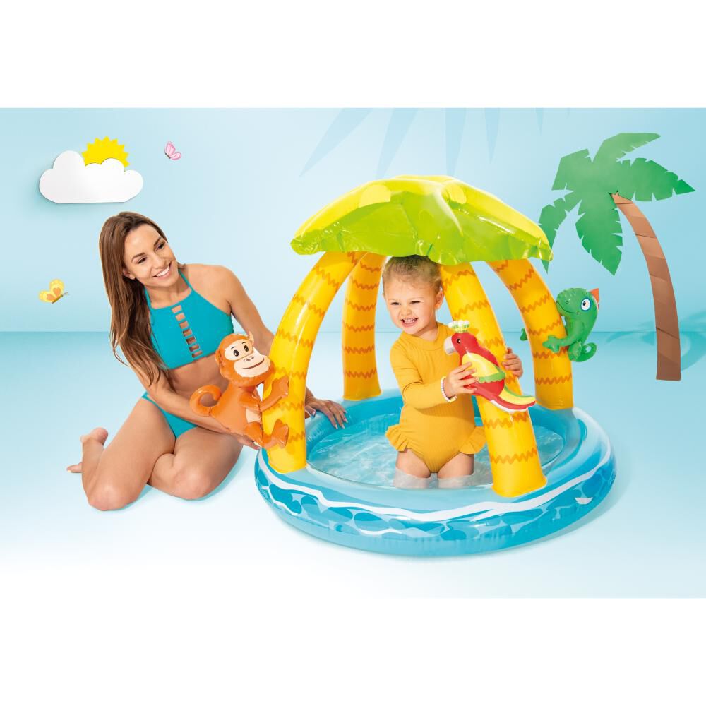 Juego Inflable Isla Tropical Intex 102 X 86 Cm 45 Litros image number 1.0