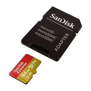 Tarjeta Microsd Sandisk Extreme 64gb Uhs-i Adaptador Sd
