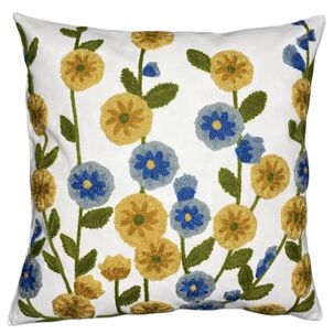 Funda Bordada Para Cojin 45x45cm Cierre Oculto Algodon