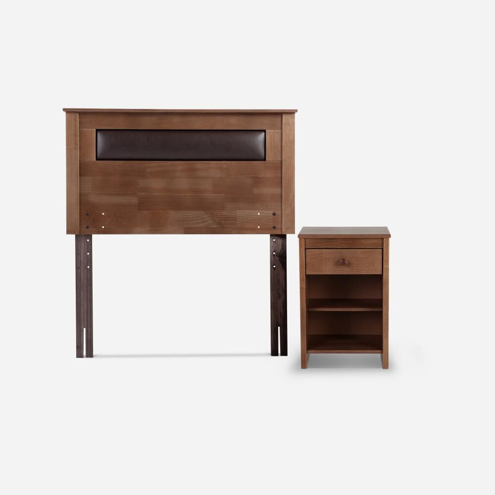 Bed Boxet Rosen Ergo T / 1.5 Plazas + Set de Maderas Ferrara image number 12.0