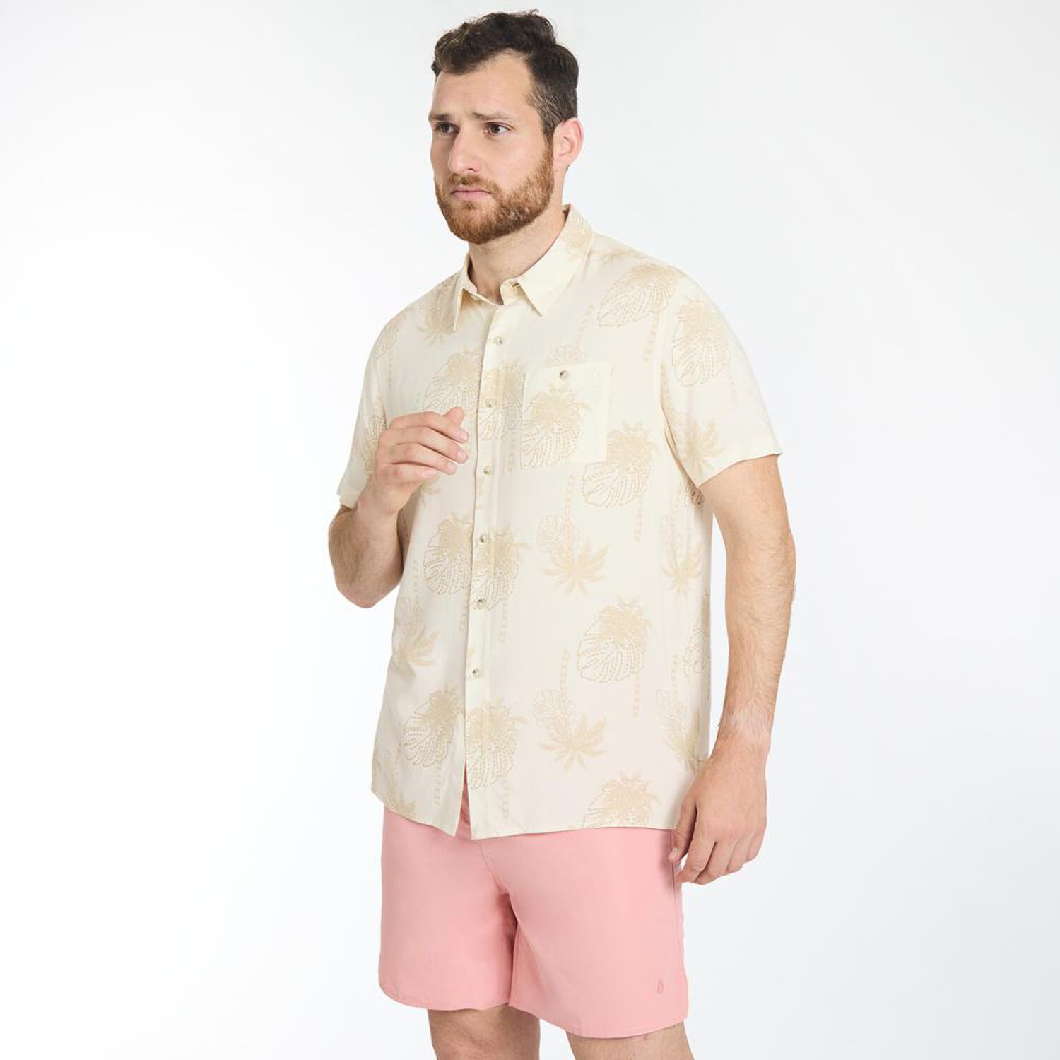 Camisa Regular Manga Corta Hombre Herald image number 2.0