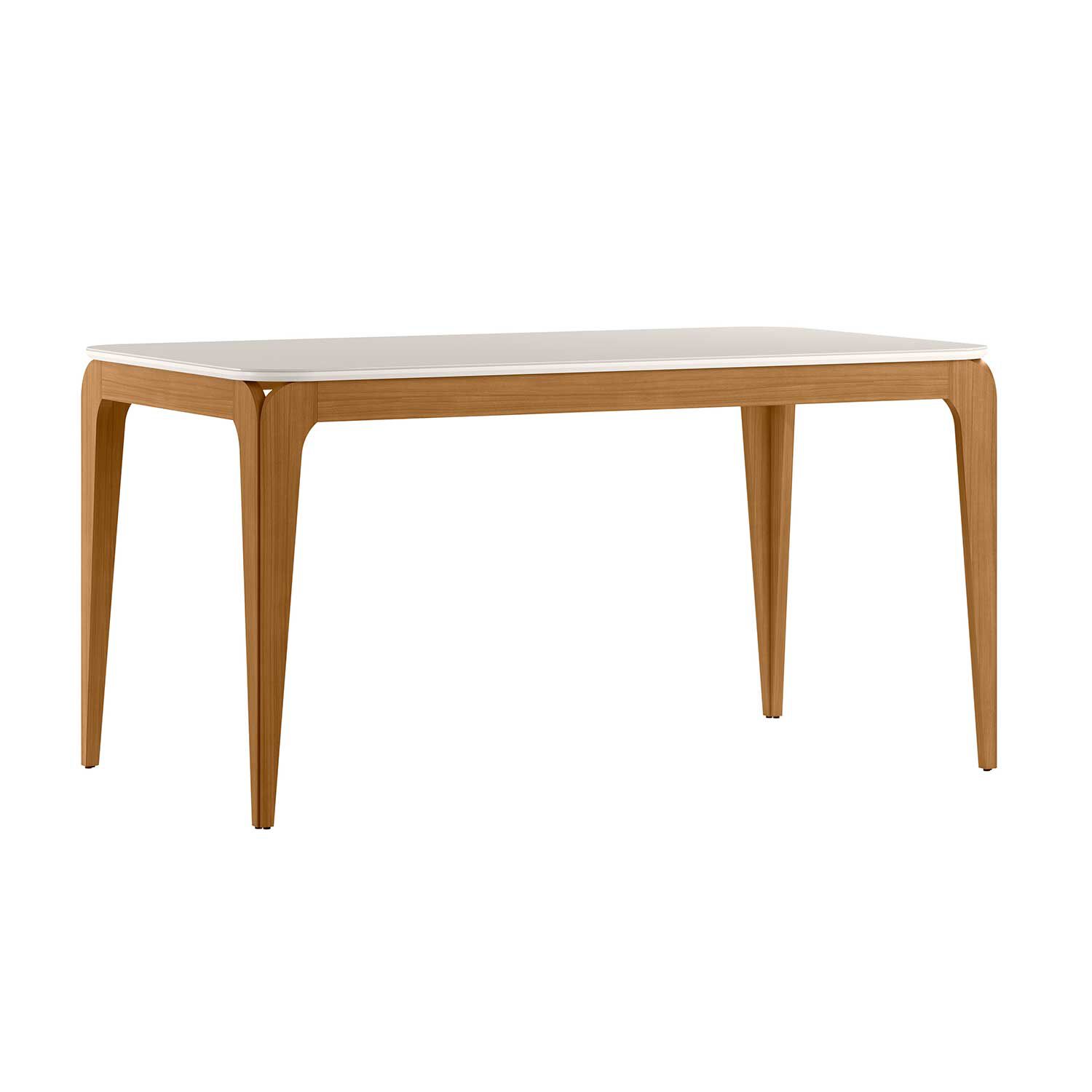 Juego De Comedor Roma 160x90 Cm Vidrio 6 Sillas Beige image number 5.0