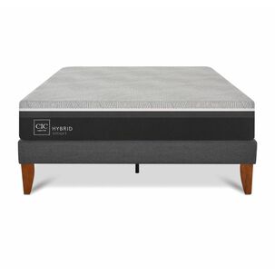 Cama Europea Cic Ce Box Hybrid Infinity / 2 Plazas / Base Normal