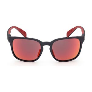 Lentes De Sol Matte Black Espejados Adidas Sport