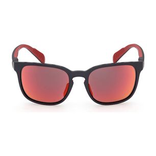 Lentes De Sol Matte Black Espejados Adidas Sport