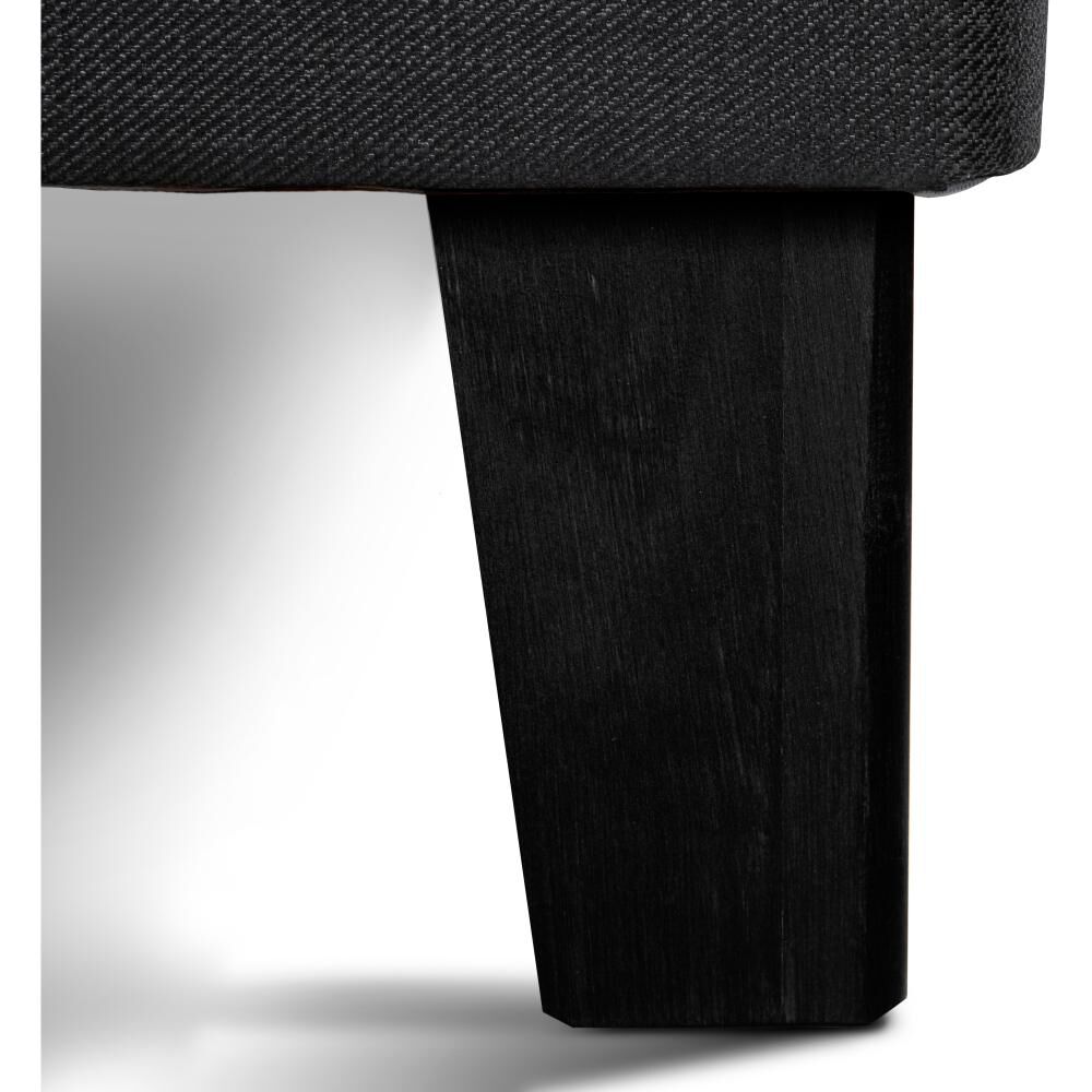 Cama Europea Rosen Art 4 / 2 Plazas / Base Dividida + Set De Maderas image number 5.0