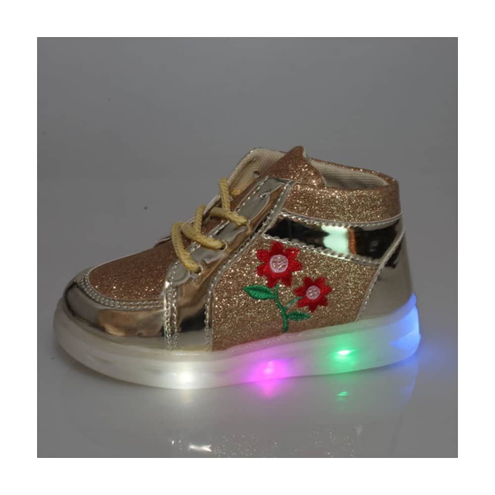 Zapatilla Con Luces Dorado Via Franca Art: 10252gold image number 9.0