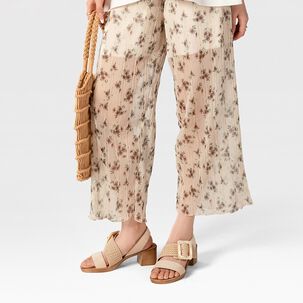 Sandalia Fiesta Tacon Vintage Mujer Weide Jn705