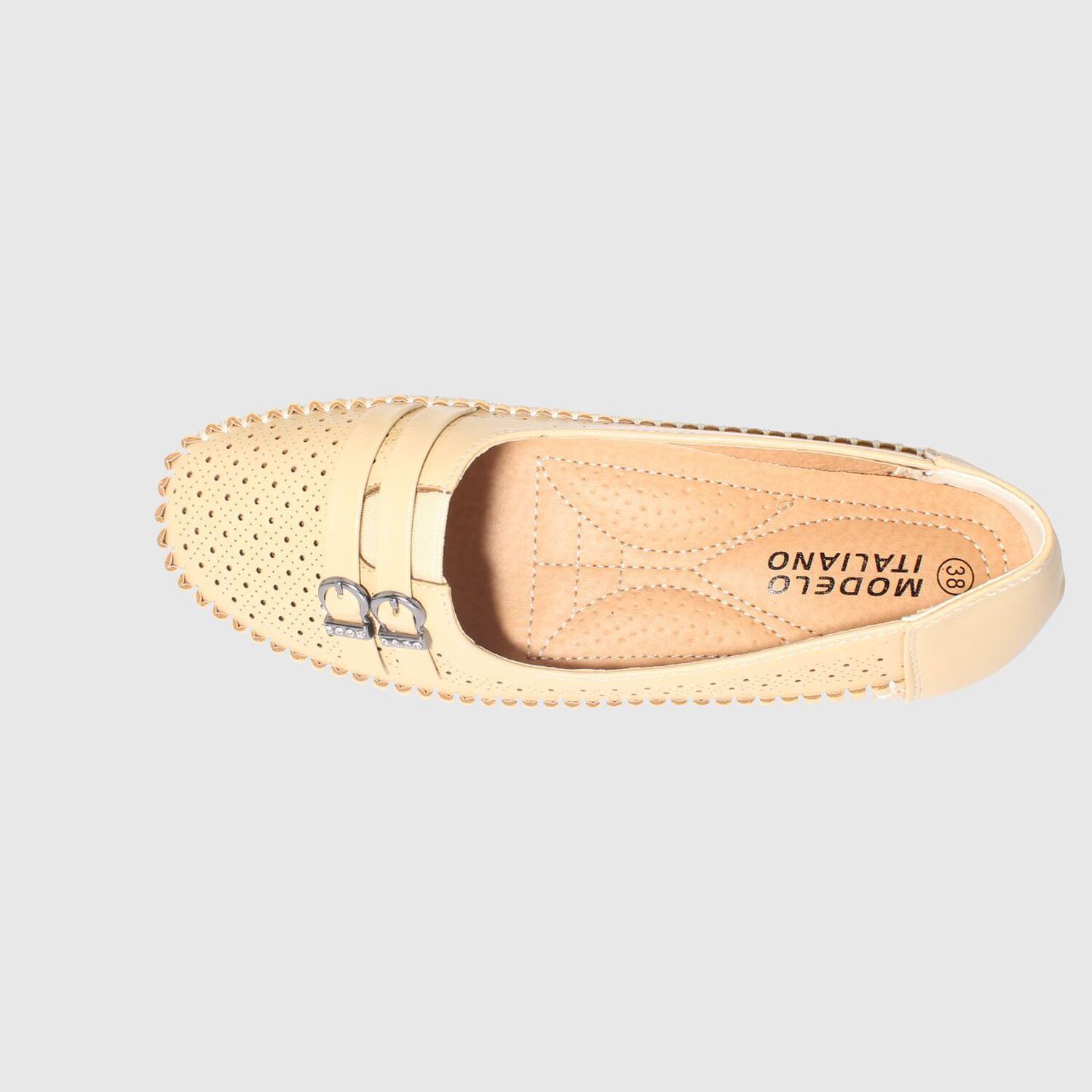 Mocas&iacute;n Beige Modelo Italiano Art. 5ask64243beige image number 4.0