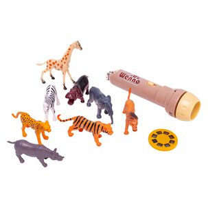 Linterna Con Proyección Animales Salvajes Linterna Con Proyección Animales Salvajes