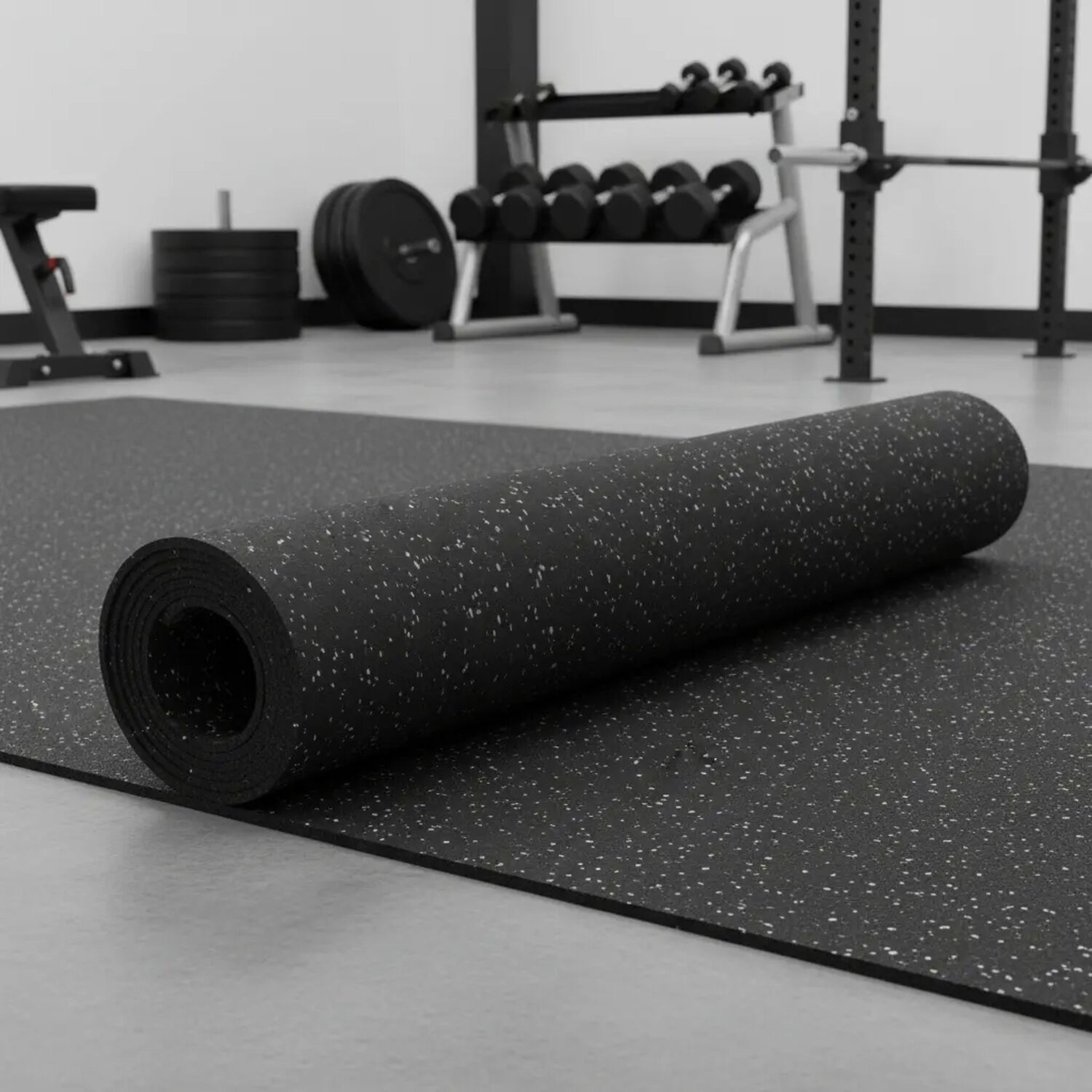 Piso De Caucho En Rollo Gimnasio Profesional 10mx1mx2mm image number 2.0