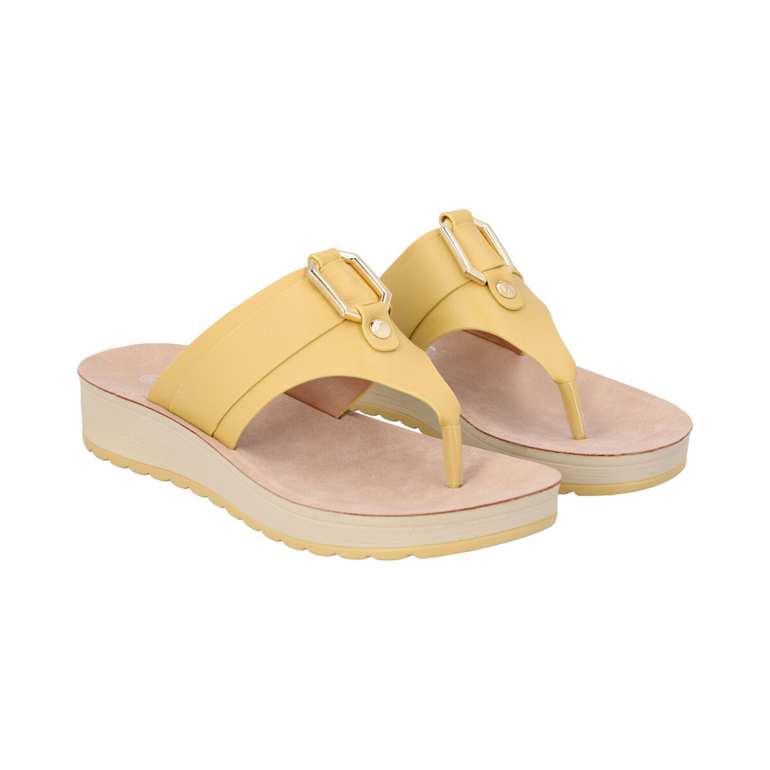 Sandalia Mujer Amarillo Sole Police image number 3.0