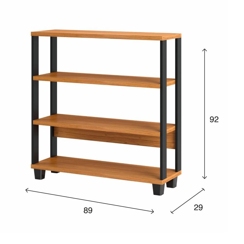 Mesa De Arrimo Roca Yulton 4 Repisas Canela-negro image number 8.0