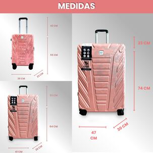 Maletas 10 20 25kg Yephome Set X3 Viaje Rosa