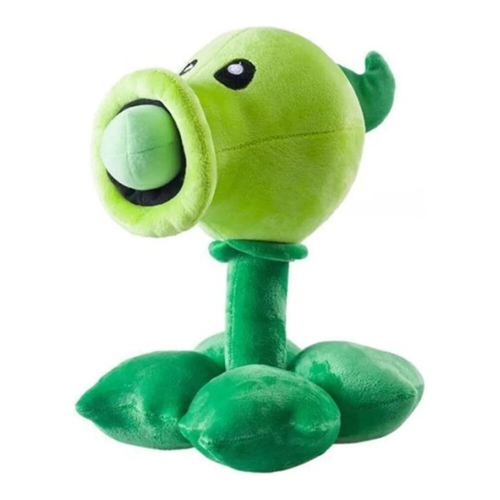 Juguete Peluche Planta Verde 25cm Plantas Vs Zombies Infantil image number 2.0
