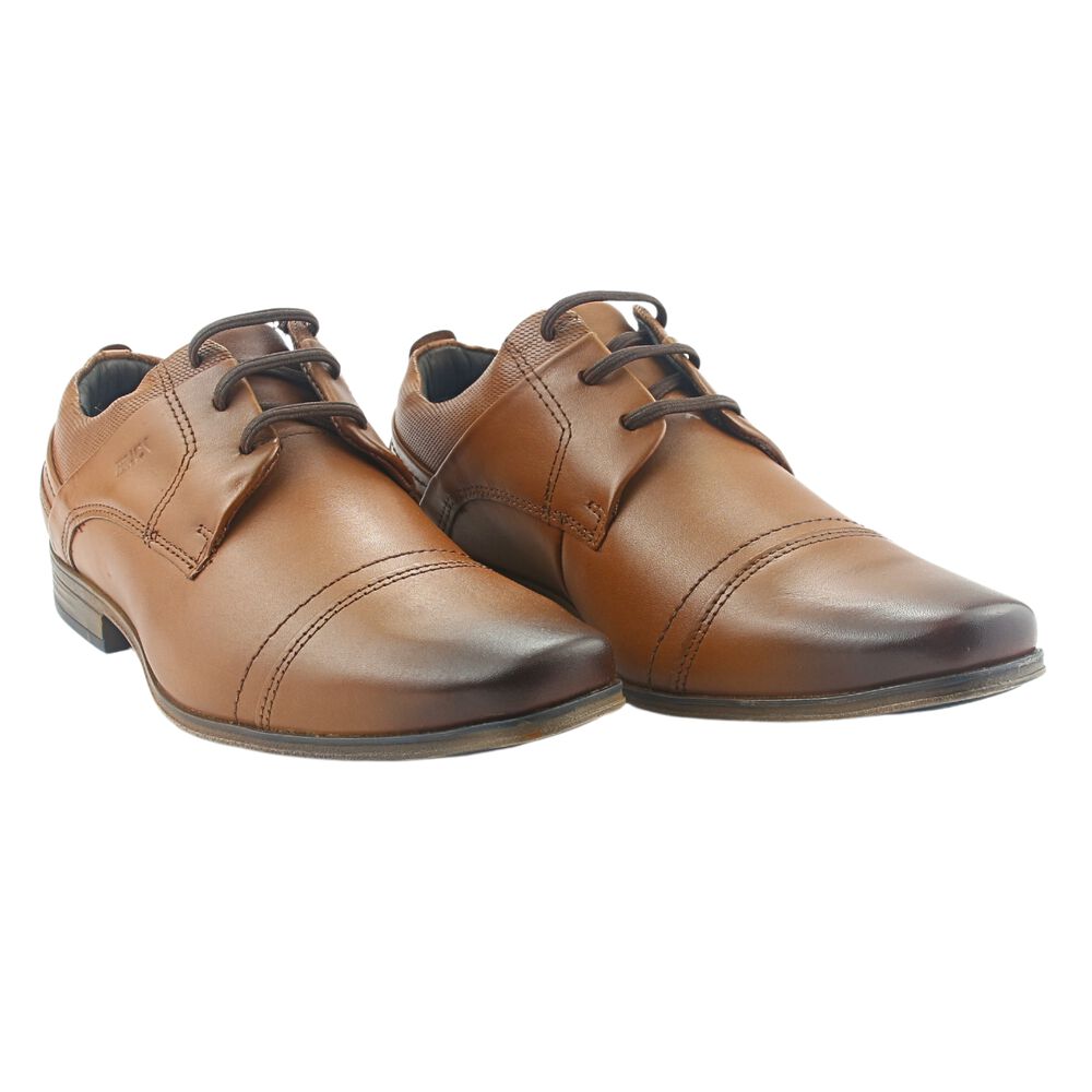 Zapato Ferracini Hombre 6065 Derby Café Casual image number 4.0