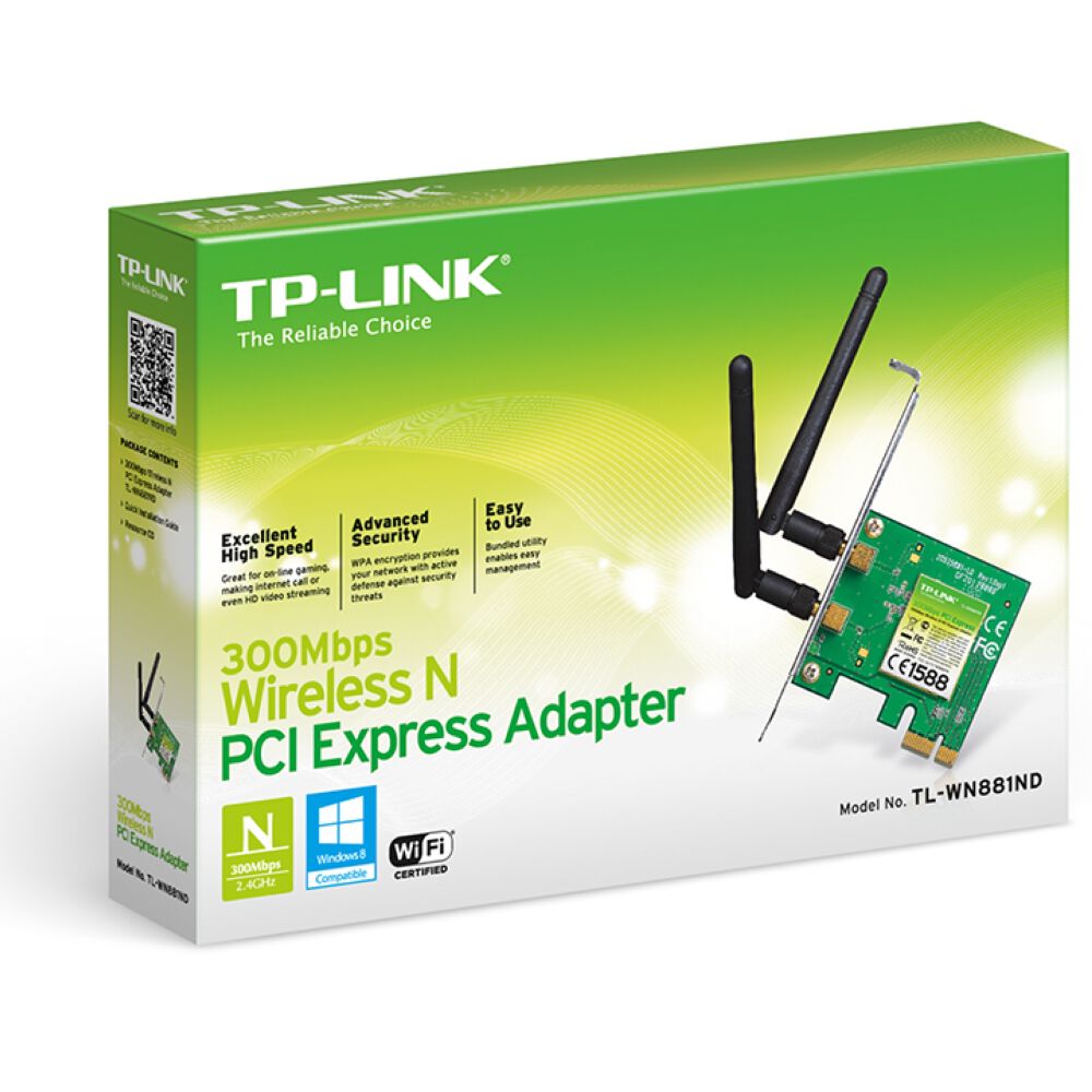 Adaptador Tp-link Tl-wn881nd Pci Express N A 300mbps Inalám image number 0.0