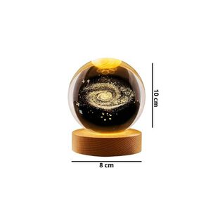 Luz Nocturna Bola De Cristal Planetario