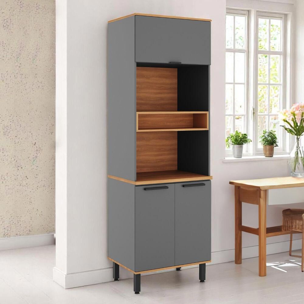 Mueble De Cocina Roca Despensero Casta&ntilde;a Modular / 3 Puertas image number 2.0