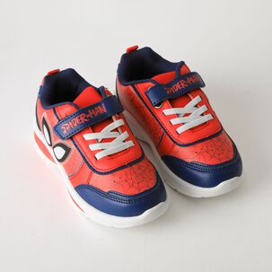 Zapatilla Luces Ni&ntilde;o Velcro Spiderman Ojos Rojo Marvel