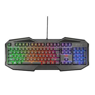Teclado Trust Gaming Gxt 830-rw Rgb Multimedia Anti-ghosting