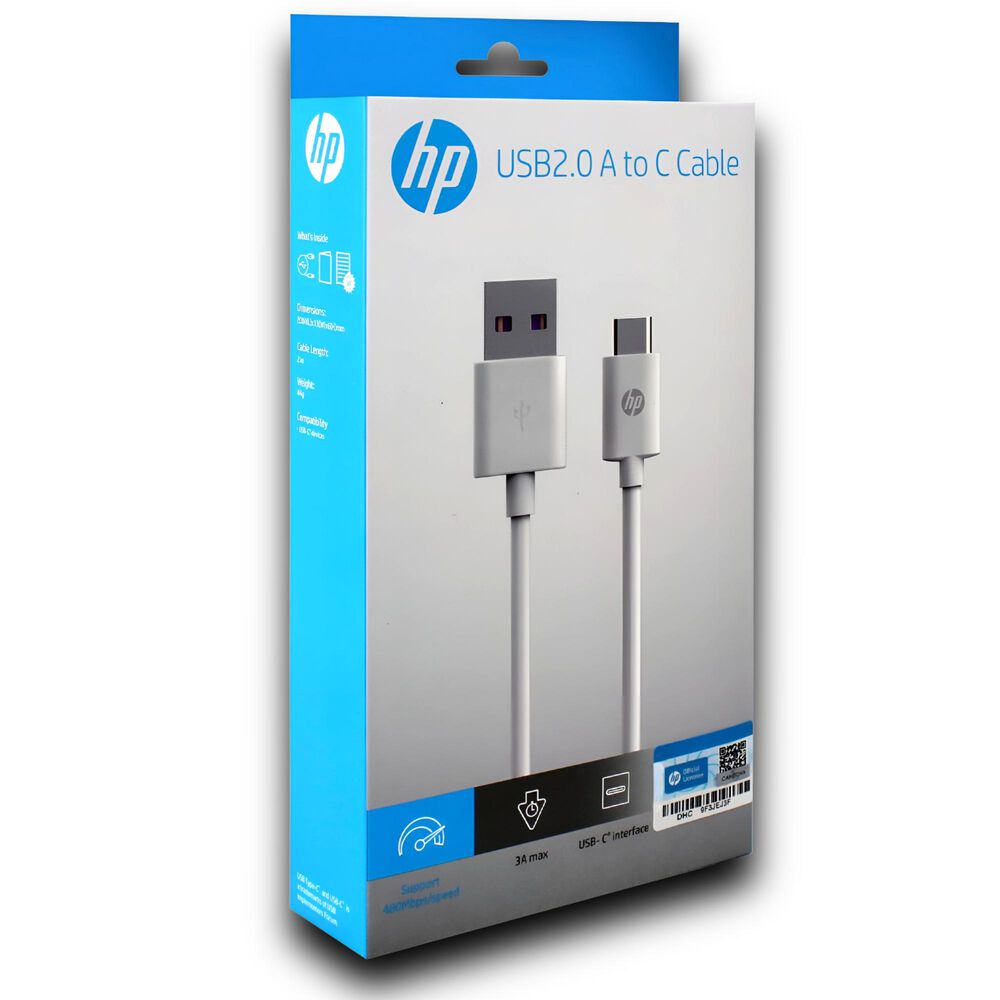Cable De Datos Hp Usb A Type-c 3a High Power 2m Android Auto image number 0.0