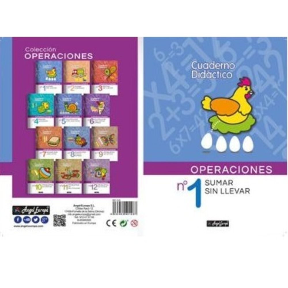 Libro Didactico De Operaciones Sumar Sin Llevar No. 01 image number 0.0
