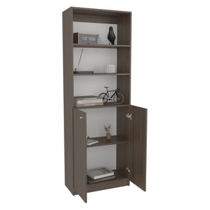 Librero Estante 2 Puertas 4 Repias Fm-020