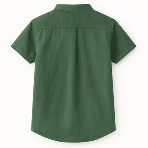 Camisa Niño Lino Manga Corta Fresca Y Elegante