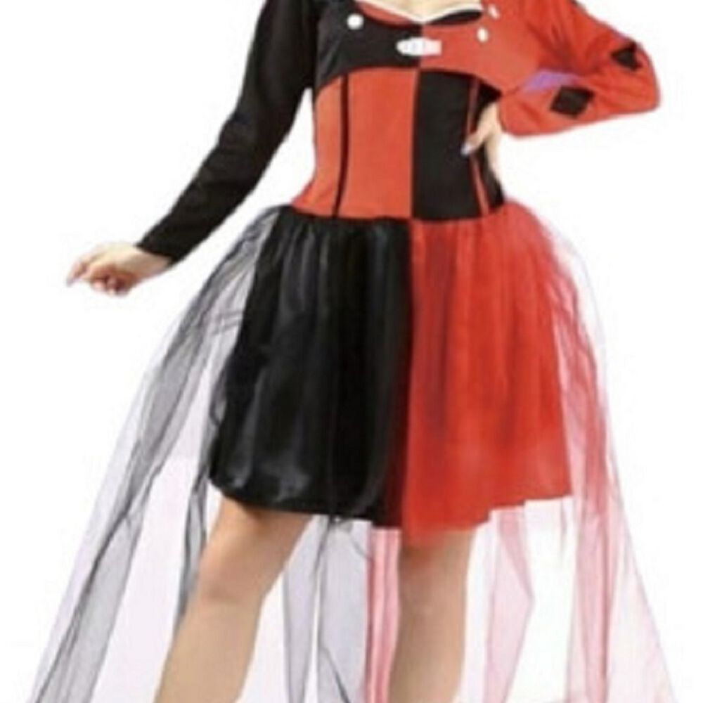 Disfraz Arlequin - Villana Dc Cod 22121 image number 4.0