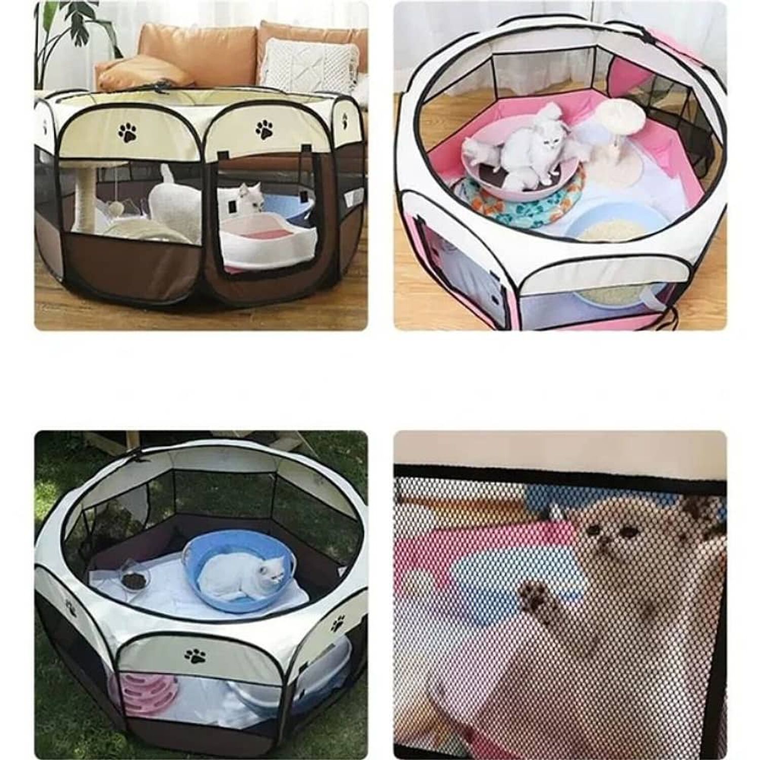 Corral Nido Plegable Para Mascotas Casa Impermeable Xl image number 5.0
