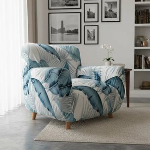 Funda De Sof&aacute; Estampada De 1 Cuerpo